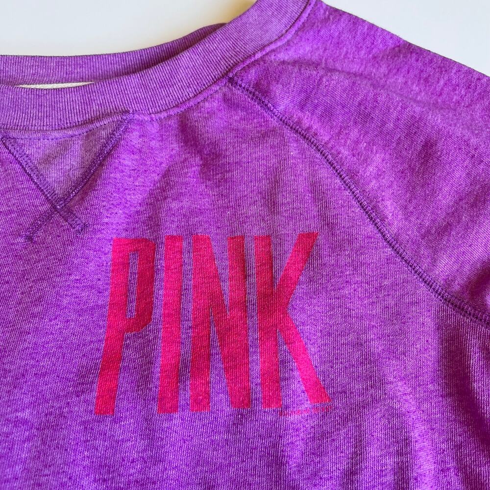 PINK Victoria's Secret Eighty Six Purple Sweatshirt - Picture 5 of 13
